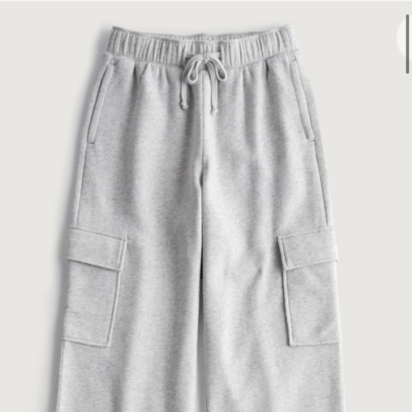 grey cargo sweatpants - Picture 4 of 5